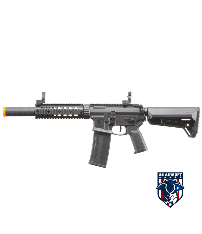 Lancer Tactical Gen 3 M4 Carbine SD AEG w/ Ambidextrous NSR Receiver, NSR Stock & Mock Suppressor - (Black)