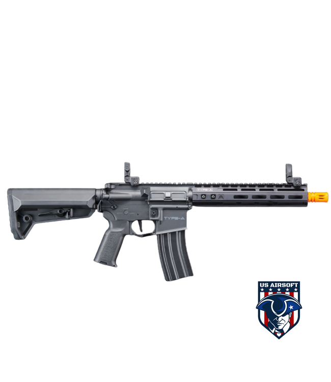 BG Defense Type-A MK2 Gen 3 AEG Rifle by Lancer Tactical - (Black) - 12"