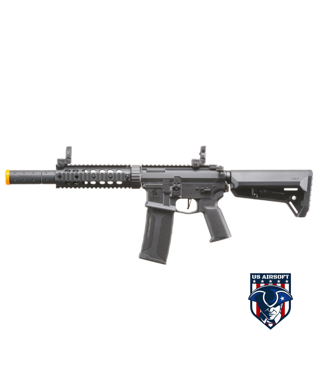 Lancer Tactical Gen 3 M4 Carbine SD AEG w/ Ambidextrous NSR Receiver, NSR Stock & Mock Suppressor - (Black)