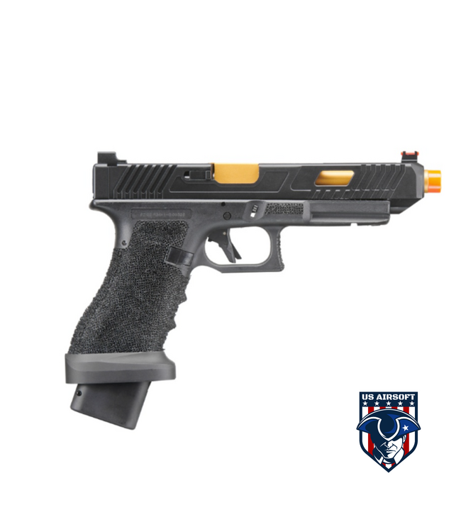 Army Armament R34-1 Gas Blowback Airsoft Pistol (Color: Tan / Black)