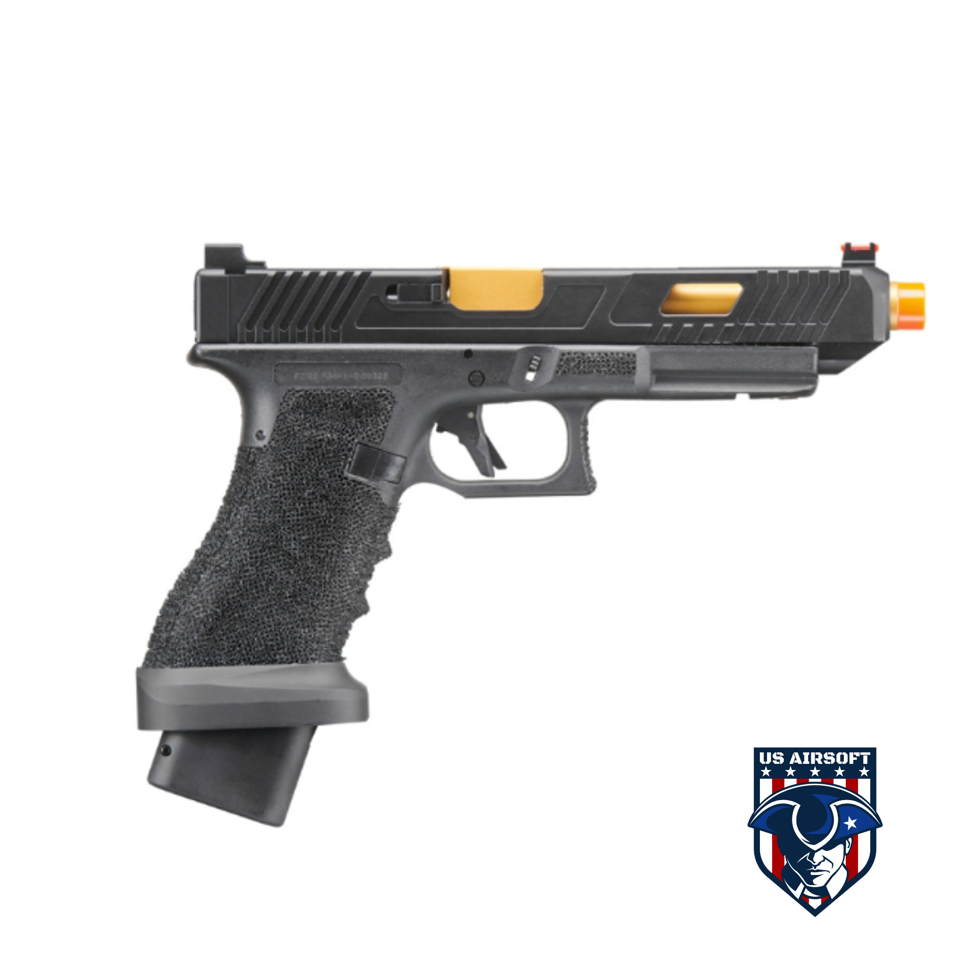Army Armament R34-1 Gas Blowback Airsoft Pistol (Color: Tan / Black ...