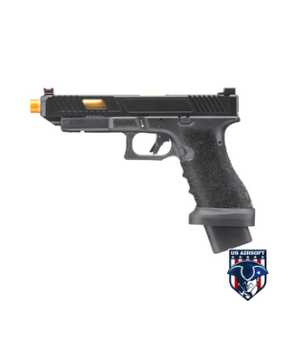 Army Armament Army Armament R34-1 Gas Blowback Airsoft Pistol (Color: Tan / Black)