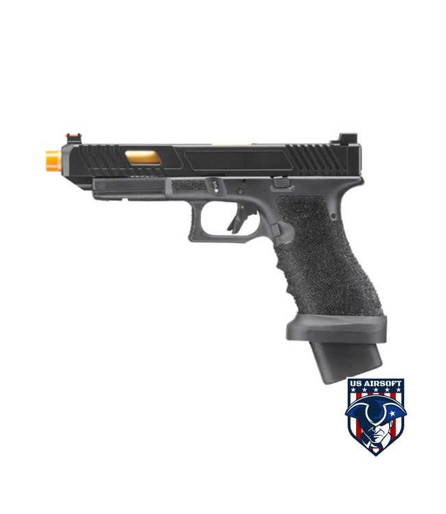 Army Armament R34-1 Gas Blowback Airsoft Pistol (Color: Tan / Black)