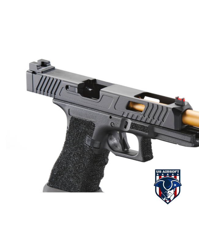 Army Armament R34-1 Gas Blowback Airsoft Pistol (Color: Tan / Black)