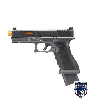 Army Armament Army Armament R34-2 Gas Blowback Airsoft Pistol (Color: Tan / Black)