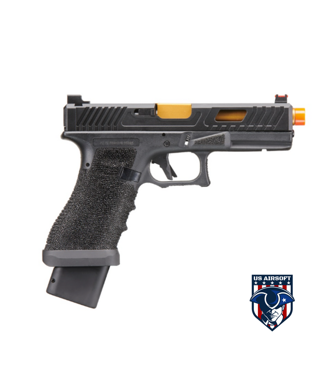 Army Armament R34-2 Gas Blowback Airsoft Pistol (Color: Tan / Black)