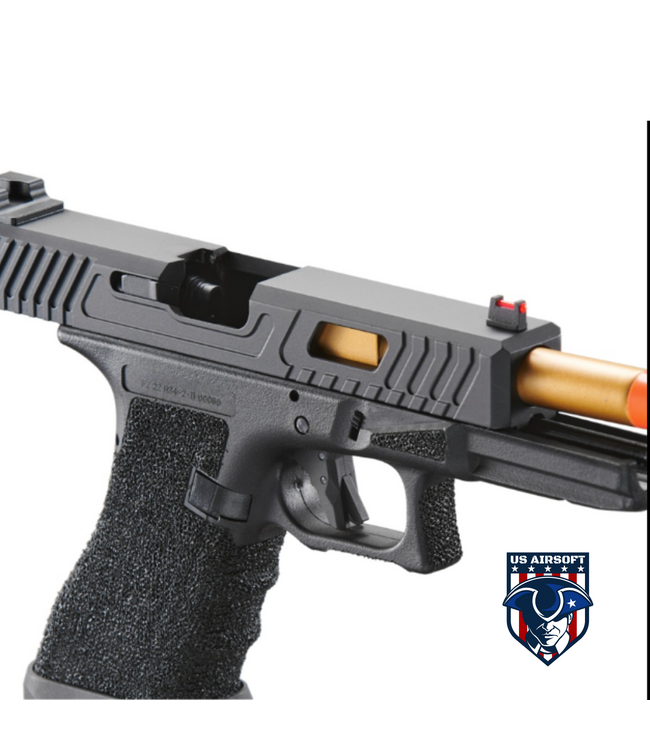 Army Armament R34-2 Gas Blowback Airsoft Pistol (Color: Tan / Black)