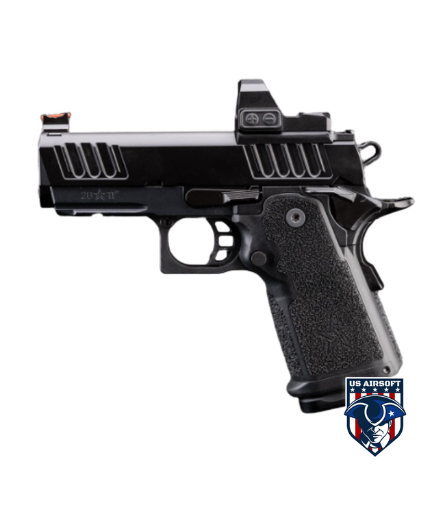 EMG Helios x Staccato CS Compact 2011 Gas Blowback Airsoft Pistol w/ Master Grip