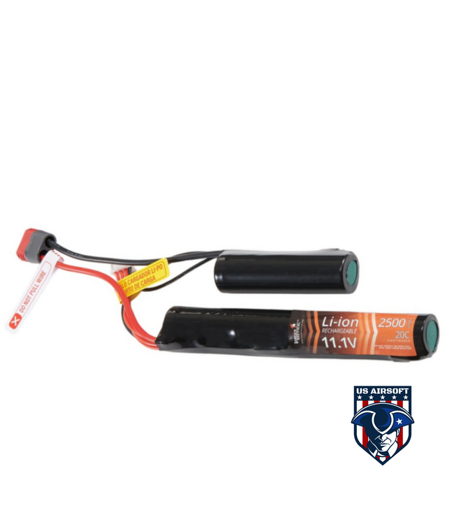 Lancer Tactical 11.1V 2500mAh 20C Nunchuck Lipo Battery (Deans Connector)
