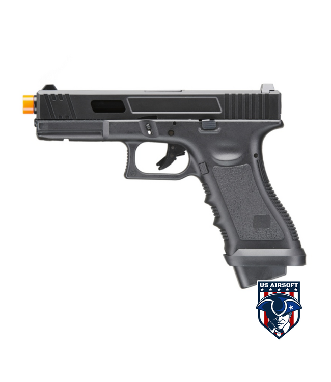 Army Armament R17-PB Gas Blowback Airsoft Pistol (Color: Black)