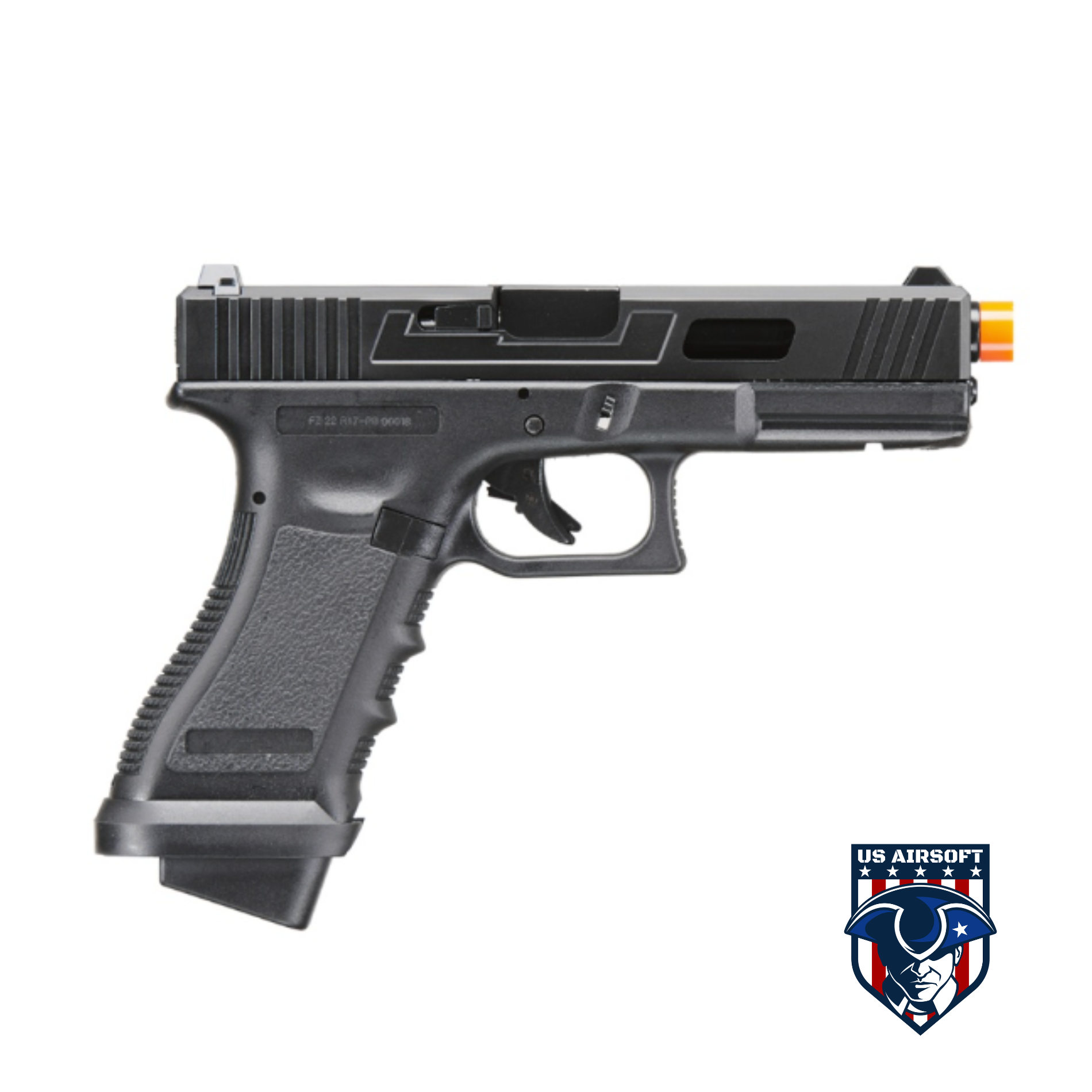 Army Armament R17-PB Gas Blowback Airsoft Pistol (Color: Black) - US ...
