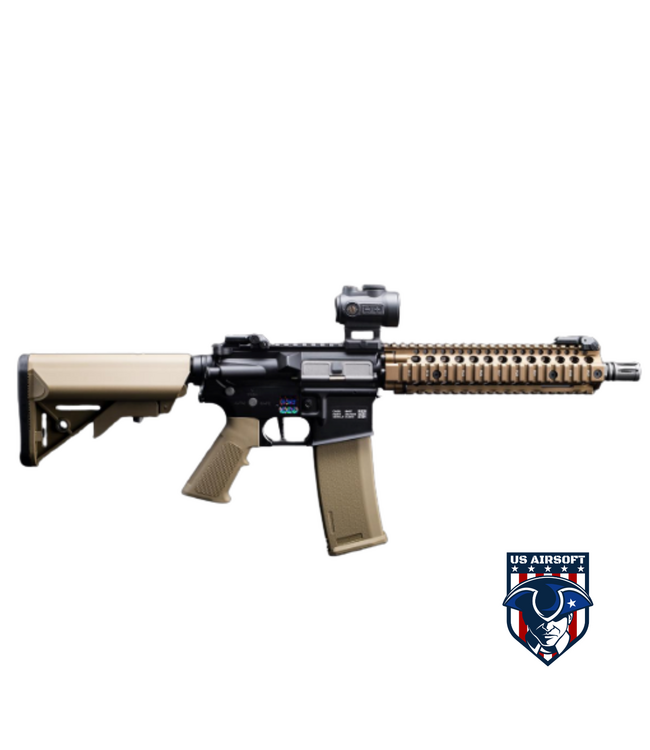 EMG x Daniel Defense MK18 SA-E19 EDGE Airsoft AEG Rifle - Specna Arms w/ HAL 2 MOSFET (Color: Chaos Bronze)