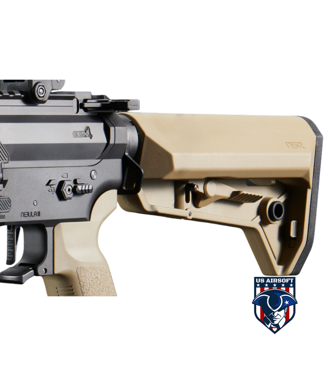 Lancer Tactical Gen 4 Stalker M4 AEG Airsoft Rifle - (Tan) - 13"