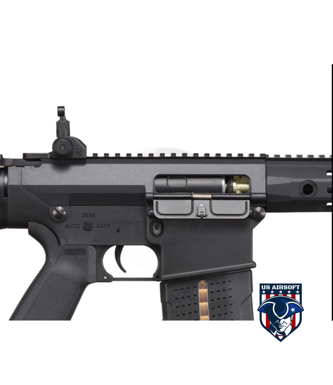 Lancer Tactical Battle X AEG Airsoft Rifle w/ Fixed Stock & MLOK Handguard - (Black)