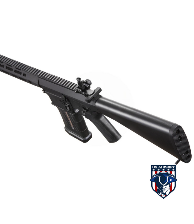 Lancer Tactical Battle X AEG Airsoft Rifle w/ Fixed Stock & MLOK Handguard - (Black)