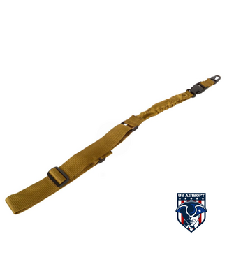 Lancer Tactical G-Force OpSpec Hyper QD 1-Point Bungee Sling [DT202T] - TAN