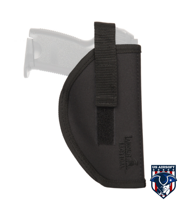 Lancer Tactical Simple Hip Airsoft Pistol Holster - BLACK