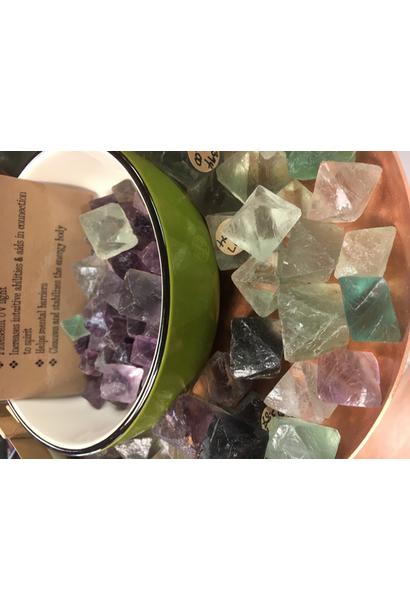 Fluorite Octohedrons | Tiny Pieces