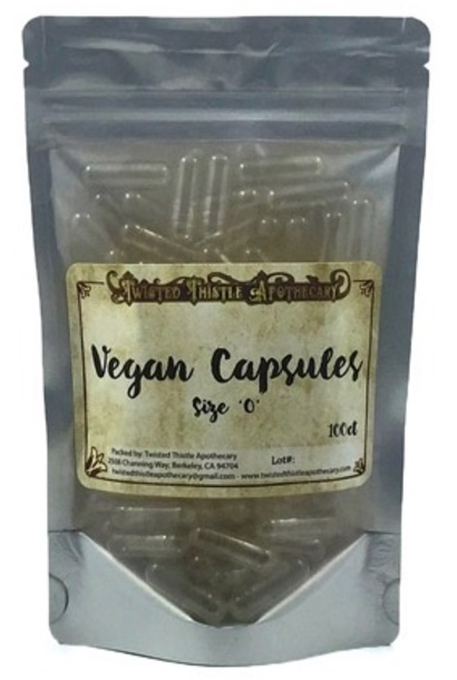 Empty Vegan Capsules | Size 0