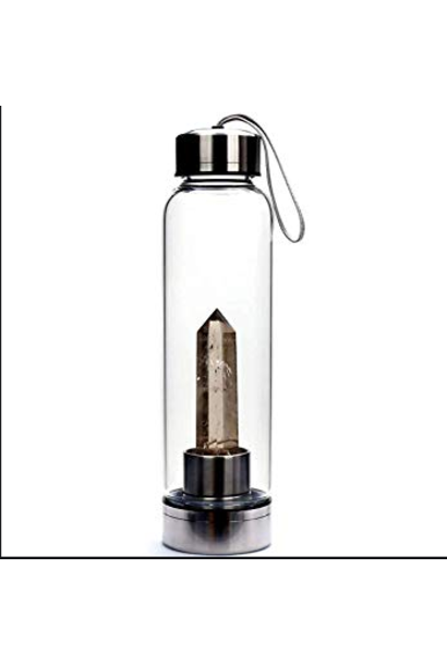 Crystal Water Bottle | Smoky Quartz