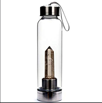 Crystal Water Bottle | Smoky Quartz-1