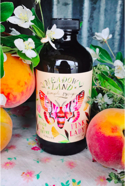 Pink Lady | Peach & Thyme Syrup