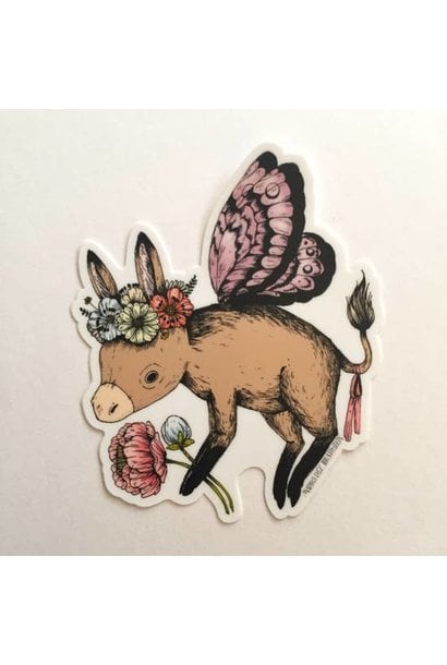 Donkey Fairy | Matte Vinyl Sticker