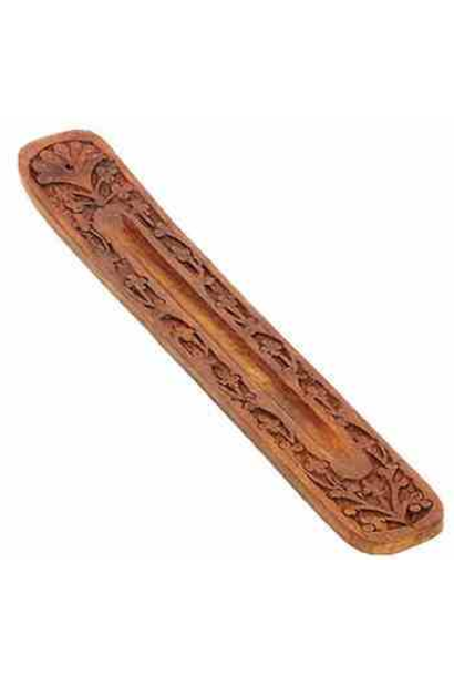 Carved Wooden Incense Holder