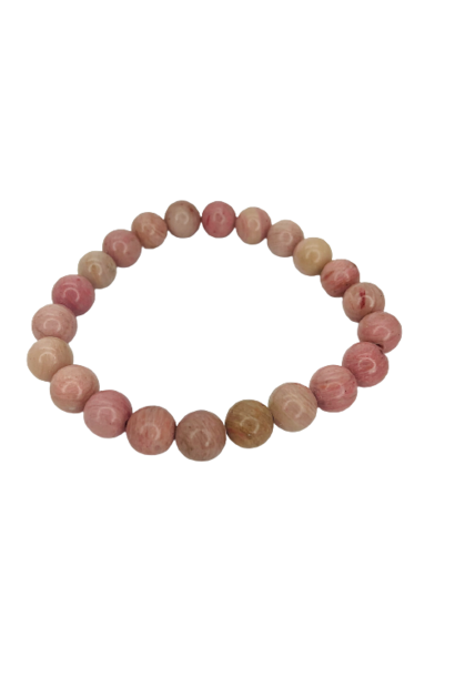 Tumbled Stone Bracelet | Rhodonite