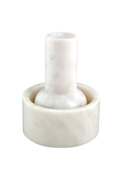 Mortar and Pestle | Opal White Marble