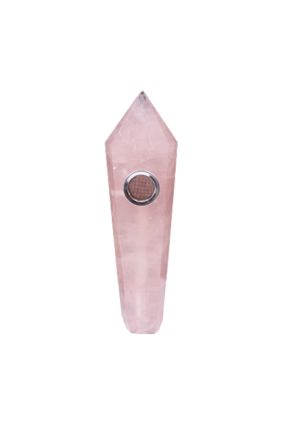 Crystal Pipe | Rose Quartz