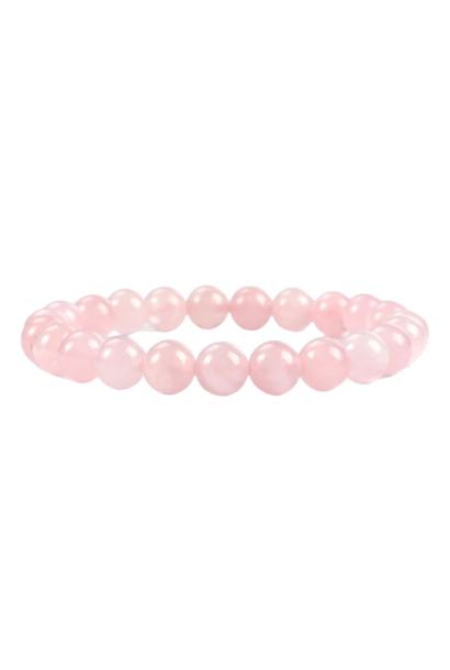Tumbled Stone Bracelet | Rose Quartz