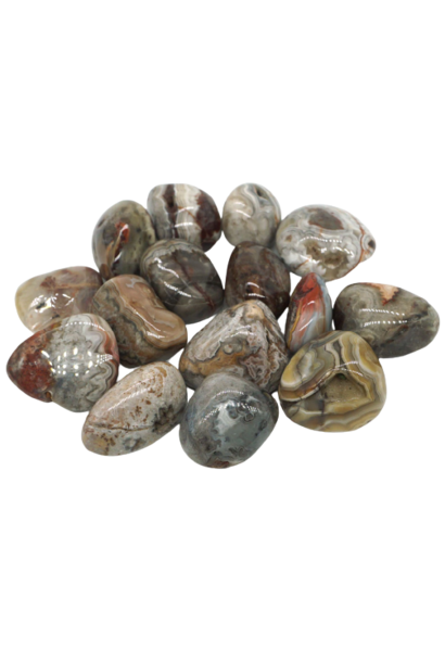 Tumbled Polished Stones | Crazy Lace Agate