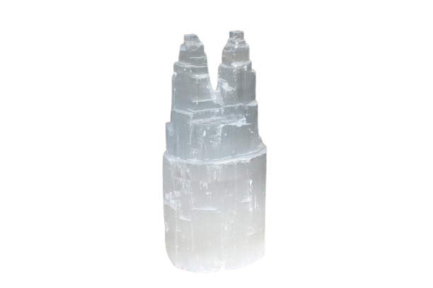 Selenite Double Pointed Lamp | XL-1