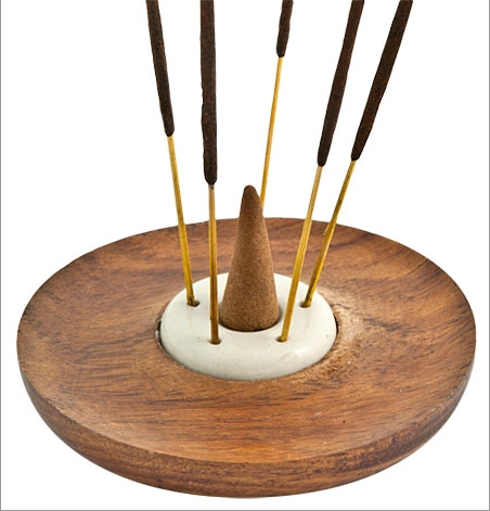 Incense Burner | Wooden Plate Burner-2