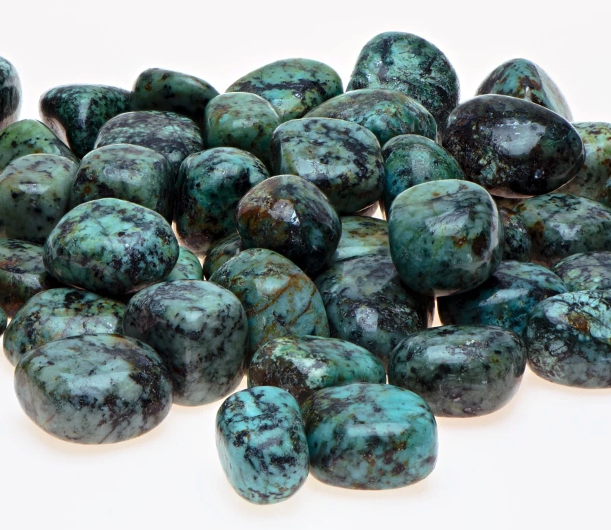 Tumbled Polished Stones | African Turquoise-2