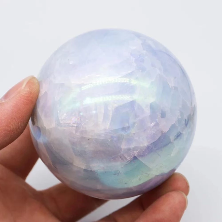 Sphere | Small Aura Celestite-1