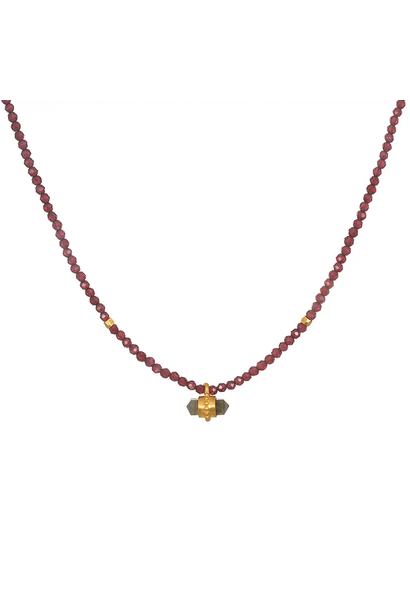 Choker Necklace | Garnet Gemstones