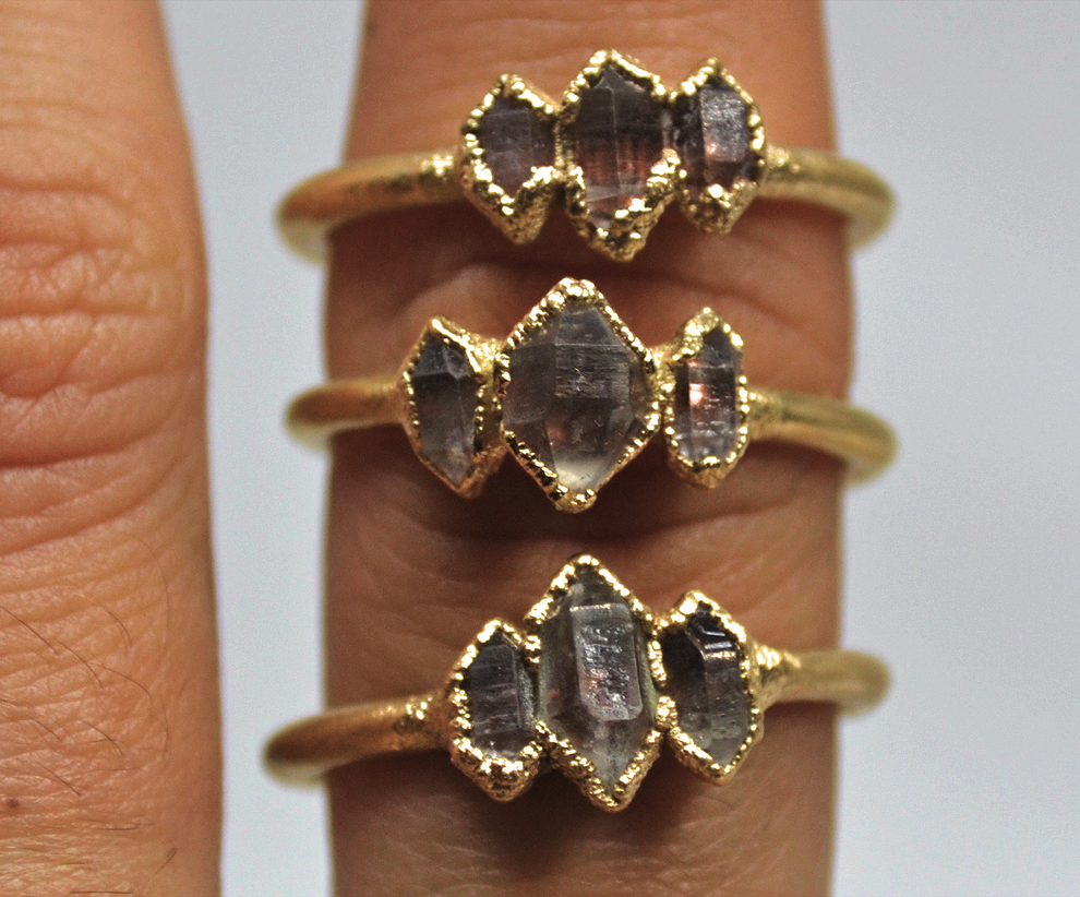 Ring | Raw Herkimer Diamond-1