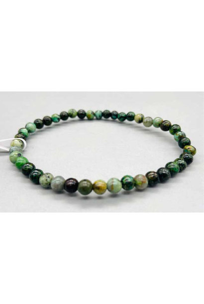 Tumbled Stone Bracelet | African Turquoise | 4mm