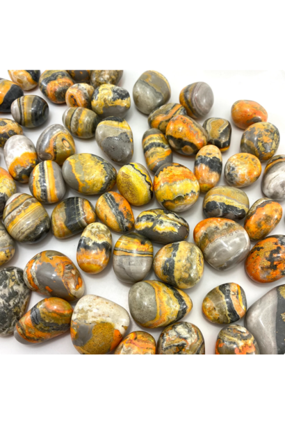 Tumbled Polished Stone | Bumblebee Jasper