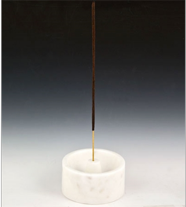Incense Burner | White Marble Holder-2