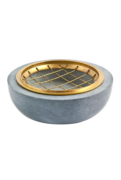 Resin Burner | Grey Soapstone Resin Burner