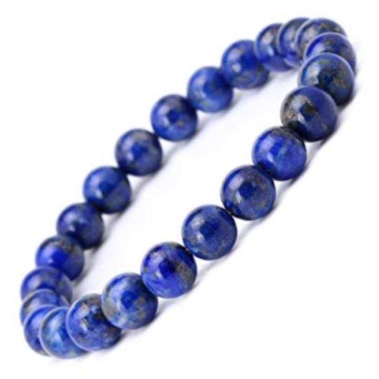 Tumbled Stone Bracelet | Lapis Lazuli | 8mm-1