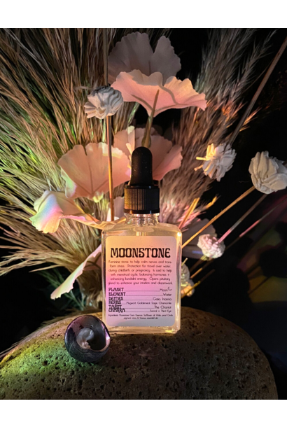 6237 - Ritual Gem Essence - MOONSTONE - Infused with Reiki Energy & Essential Oils