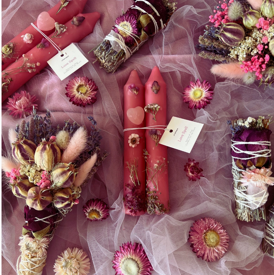 Beeswax Altar Candles | Love Spell-4