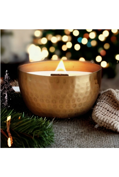 JUNIPER + BALSAM FIR | Brass Bowl Candle