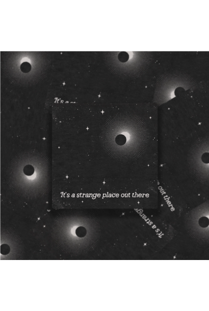 6558 - Sticker - It's A Strange Place Out There - SheeleyCo