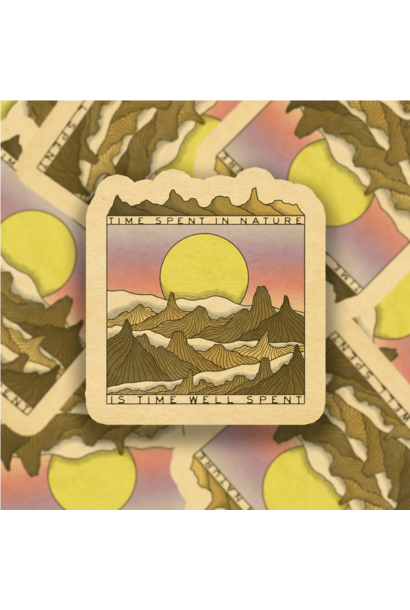 6559 - Sticker - Time Spent in Nature - SheeleyCo