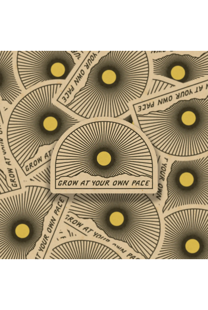 6560 - Sticker - Grow At Your Own Pace - SheeleyCo